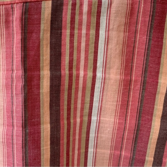 Loft cotton multi striped tank top blouse. Size 10 - Picture 4 of 9